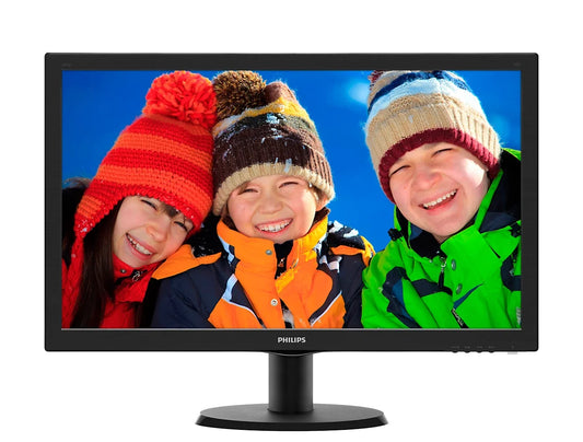 PHILIPS 23.6吋 Full HD MVA 60Hz VGA/DVI/HDMI 顯示器 243V5QHABA