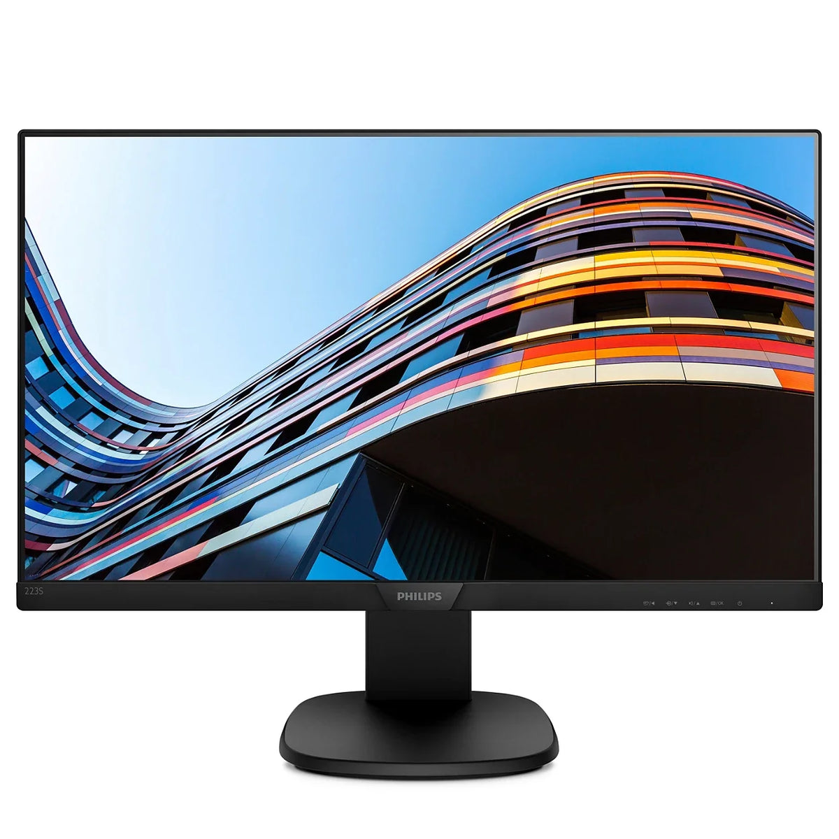 PHILIPS 21.5吋 Full HD IPS 60Hz SoftBlue 護眼商用顯示器 223S7EHMB