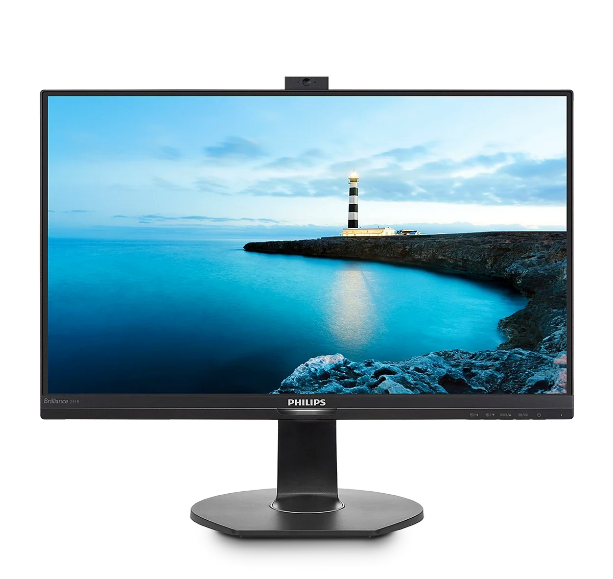 PHILIPS 23.8吋 Full HD IPS 60Hz Power Sensor 網絡攝影機商用顯示器 241B7QPJKEB
