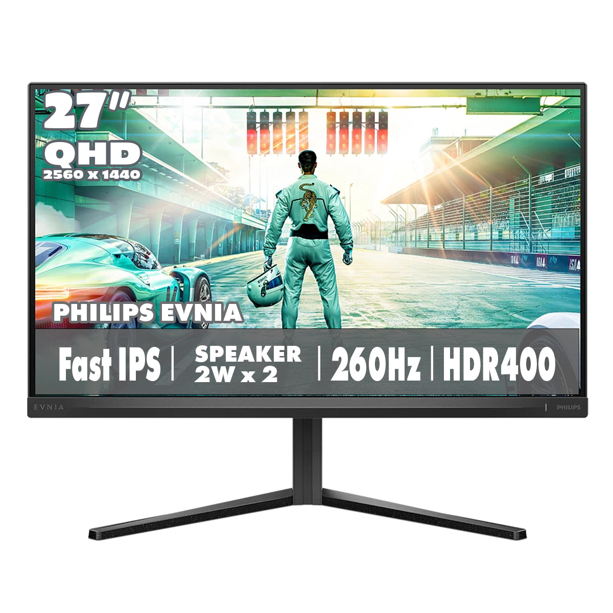 PHILIPS EVNIA 27 吋 2K QHD Fast IPS 260Hz 電競螢幕 27M2N3500PA