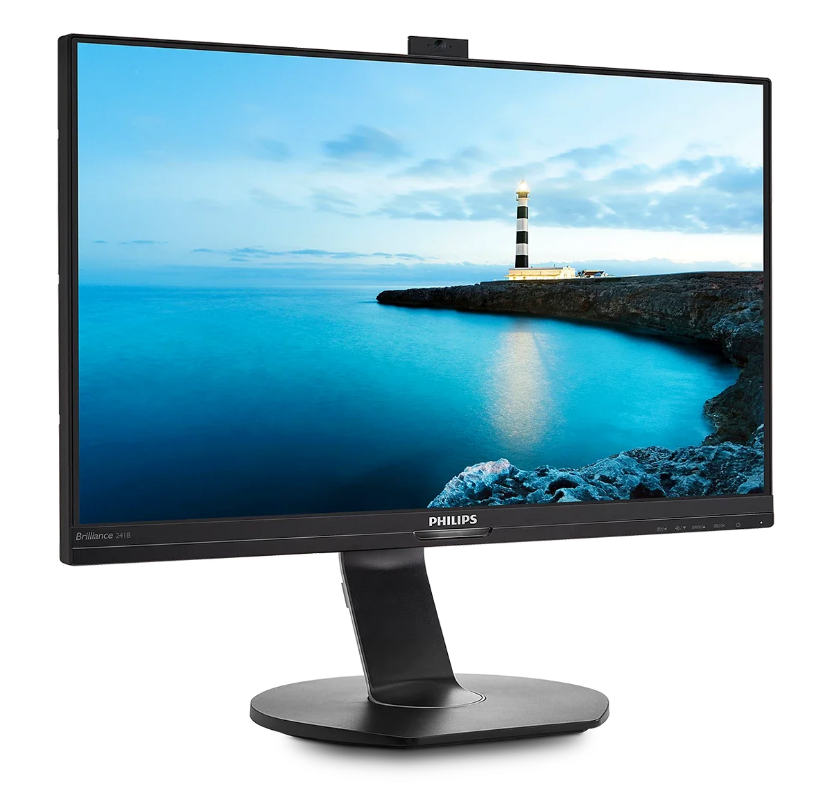 PHILIPS 23.8吋 Full HD IPS 60Hz Power Sensor 網絡攝影機商用顯示器 241B7QPJKEB