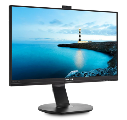 PHILIPS 23.8吋 Full HD IPS 60Hz Power Sensor 網絡攝影機商用顯示器 241B7QPJKEB