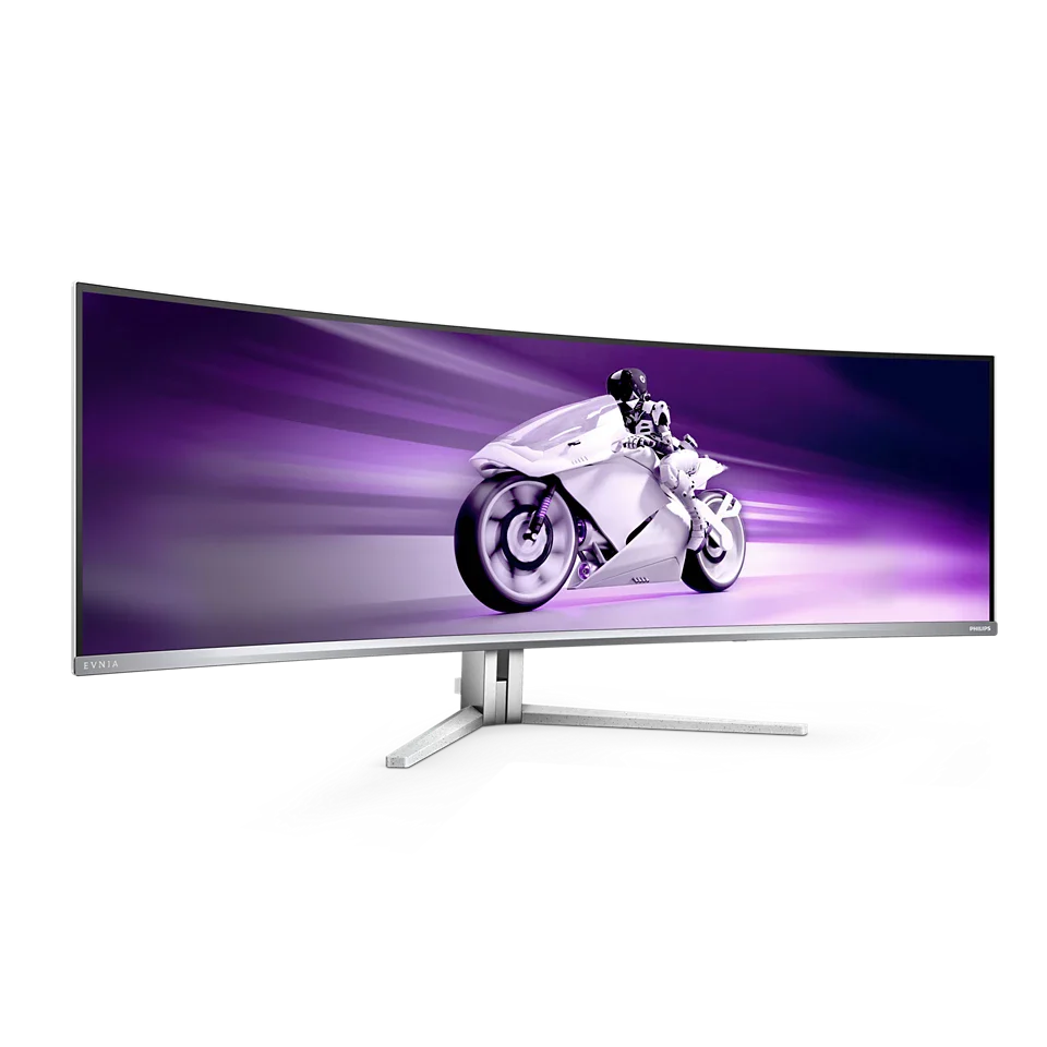 PHILIPS EVNIA 49 吋 32:9 雙 QHD QD-OLED 240Hz 曲面電競顯示器 49M2C8900